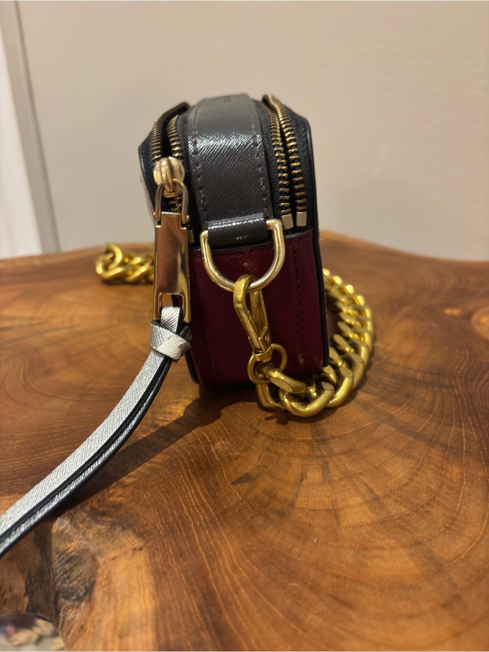 Marc Jacobs Snapshot Metallic Gold Colorblock Crossbody Bag - Picture 4 of 8